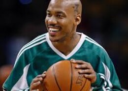 Stephon Marbury you wear those glasses all the time, man the sun isn't that strong?